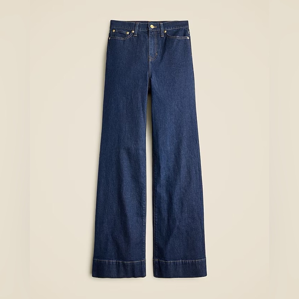 J. Crew High Rise Denim Trouser Jean NWT
